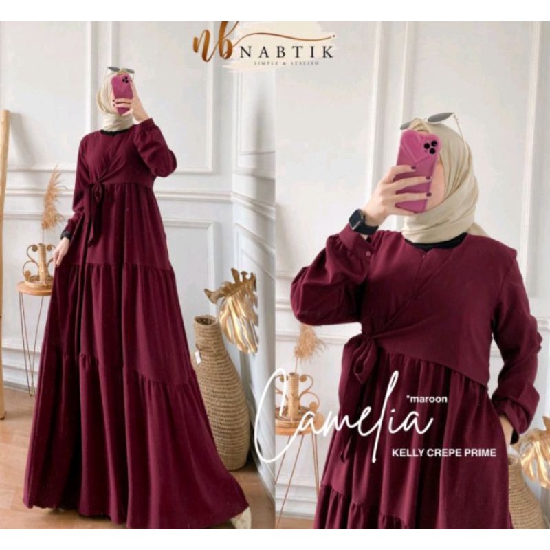 CAMELIA DRESS MAXY CRINGKEL AIRFLOW