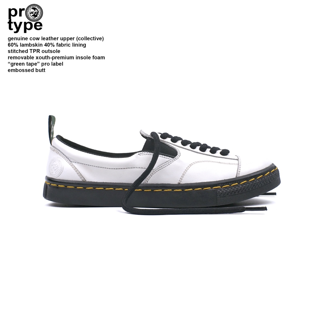 boomer classic white - slip on xouth