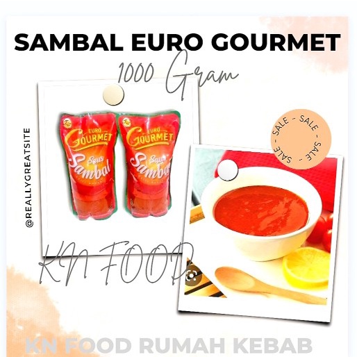

Euro Gourment Saus Sambal 1kg