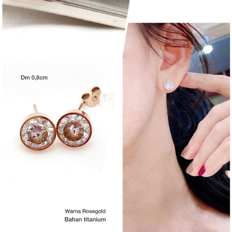 Anting Silver925 Perak platgold Premium Quality anti karat anti alergi A1
