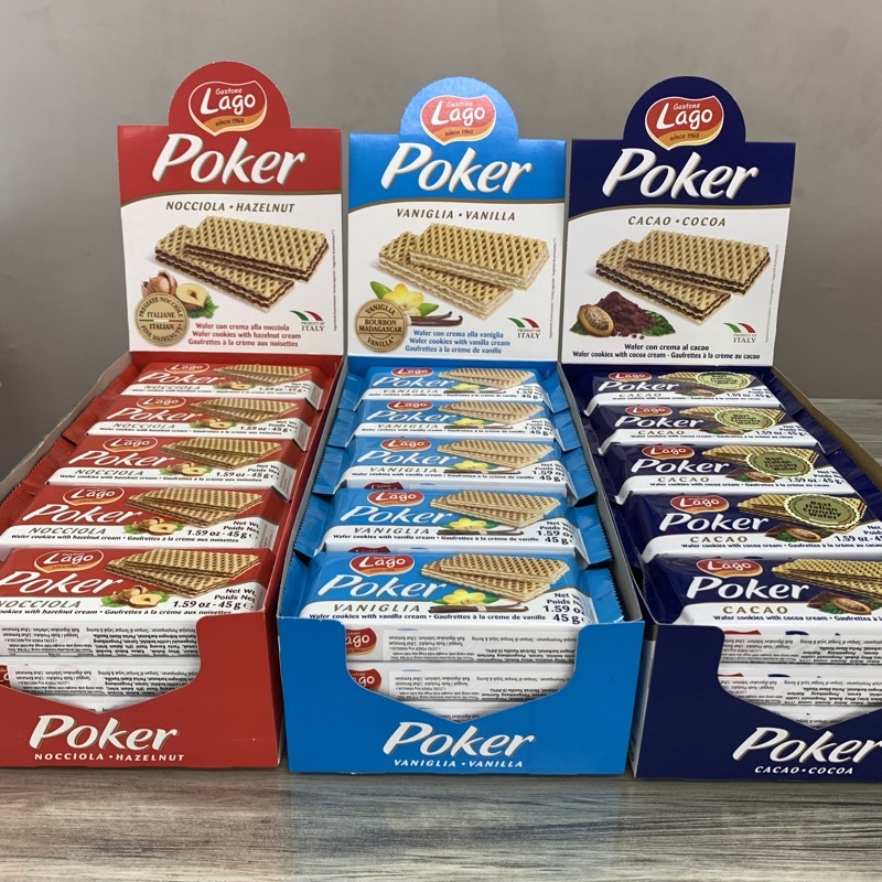 

PROMO WAFER LAGO POKER 45GR ISI 20PCS
