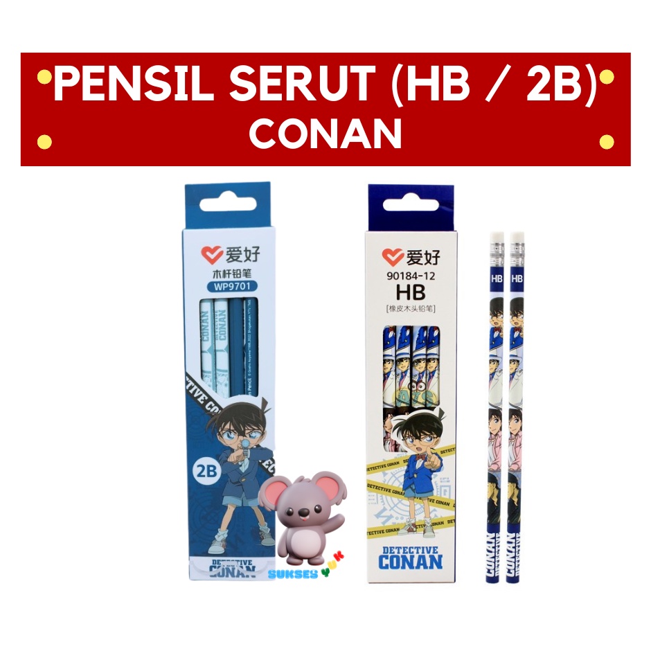 Pensil Serut HB 2B / Pencil CONAN
