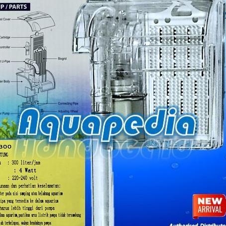 Atman HF-0300 Filter Gantung Aquarium Hang-on Filter