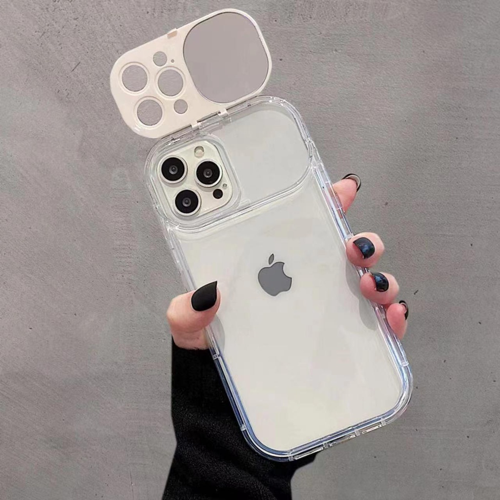 Casing Case Cermin Cover pelindung Kamera FJ07 for Iphone 7+ 8+ X Xs Xr Max 11 12 13 14 Pro Max 14+ Plus 14Plus