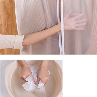 Ukuran EXTRA LARGE Polos Plastik Cover Cloth Pembungkus Baju Anti Debu Peva Cover Baju
