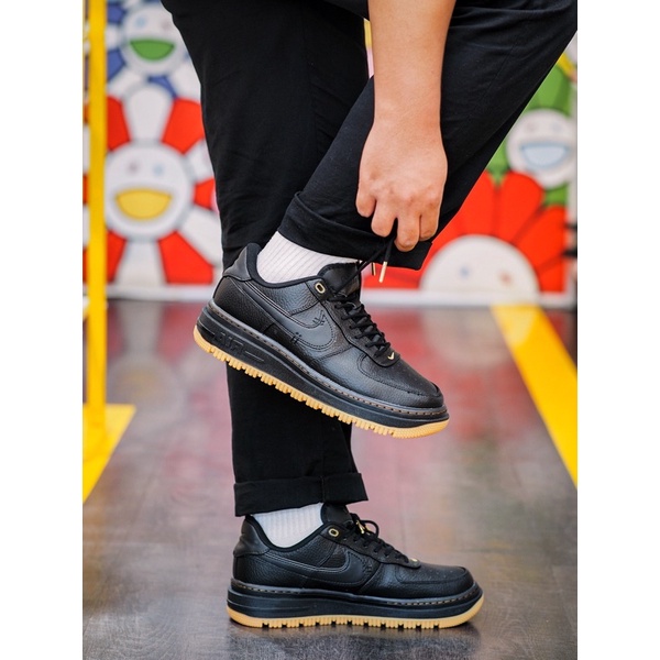 Nike Air Force 1 Luxe Black Gum