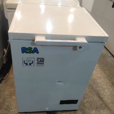 Chest Freezer Box RSA CF-100 Kapasitas 100 Liter, 115 Watt, SECOND SIAP PAKAI, Bandung &amp; Sekitarnya.