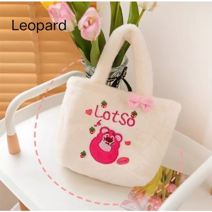 Tas Wanita Bulu Tas Totebag Wanita Kecil Lucu Karakter imut-imut anak kecil dan remaja BISA COD