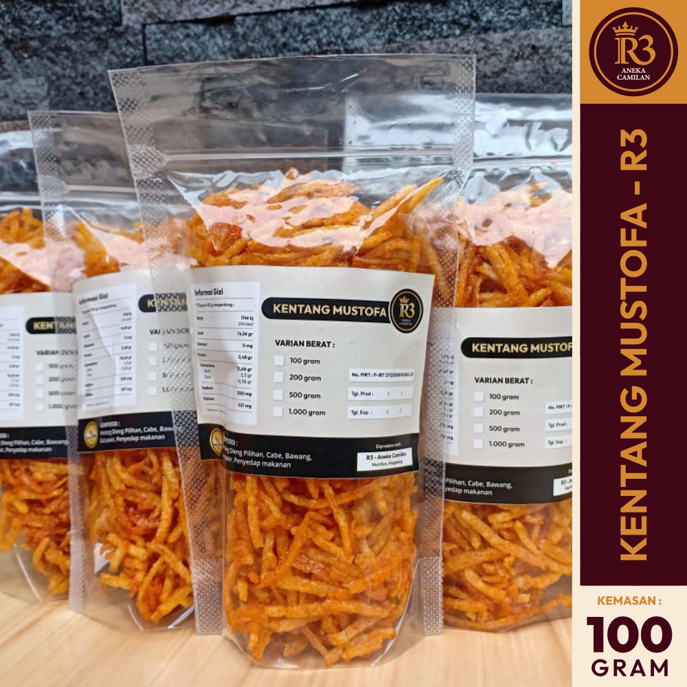 

Kentang Mustofa R3 - Kemasan 100 gram - Snack Kentang