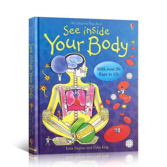 Buku Usborne Book See Inside Your Body Edukasi Tubuh