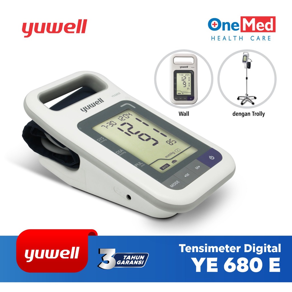 Yuwell Tensimeter Digital YE 680 E