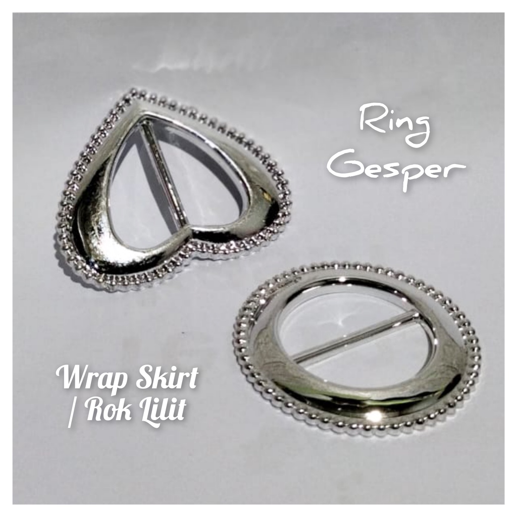 Ring Gesper [ Rok lilit / Wrap Skirt ] Motif Random