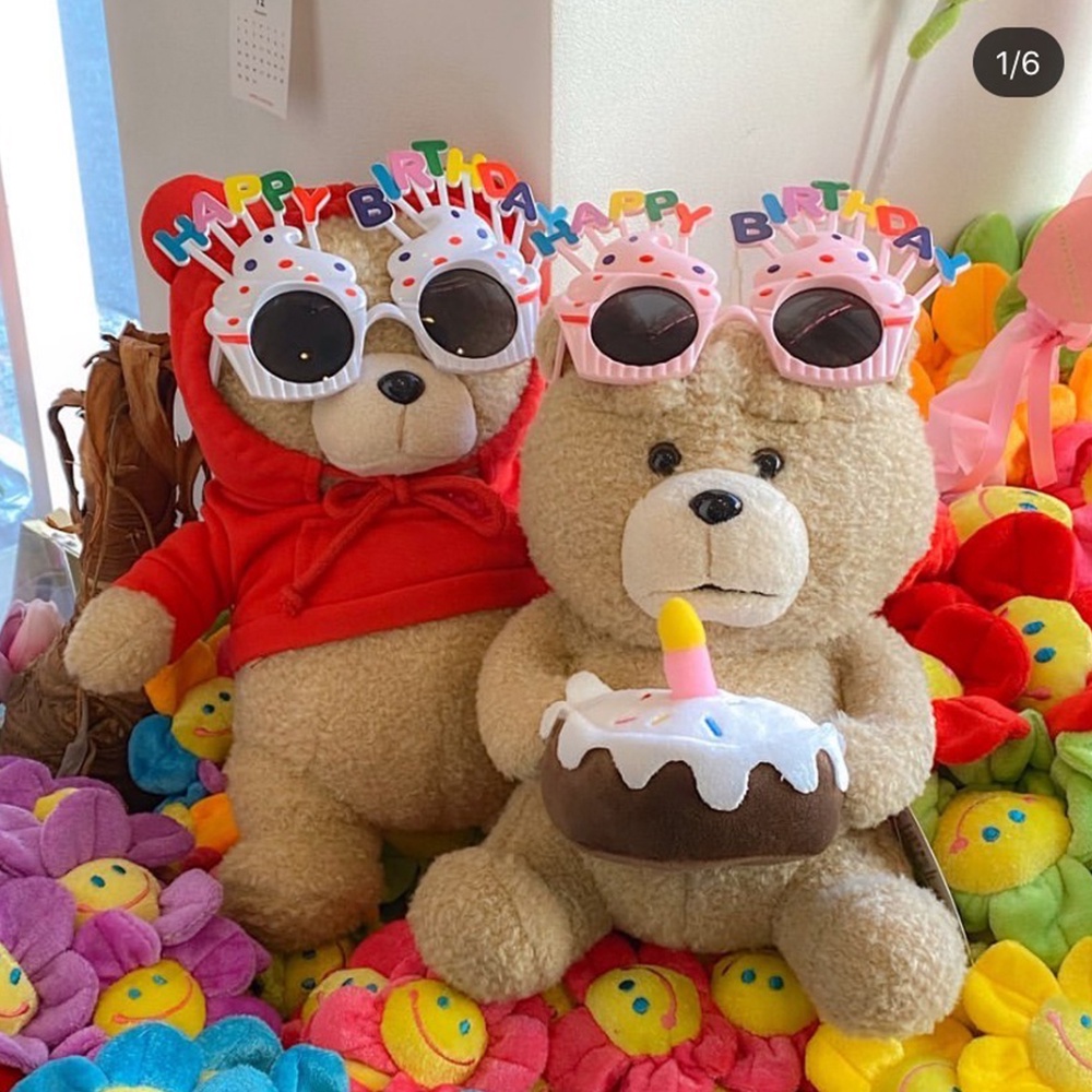 Lakhu kacamata happy birthday anak dewas/Kacamata Kreatif lucu