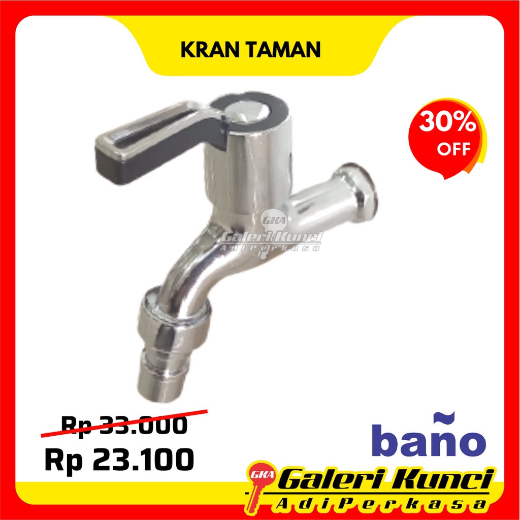 Jual Kran Taman Bano Xs Engkol Tones Bk Kran Tembok Keran Selang Air Shopee Indonesia