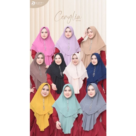 Cerylia Daffi Hijab Khimar Syar'i