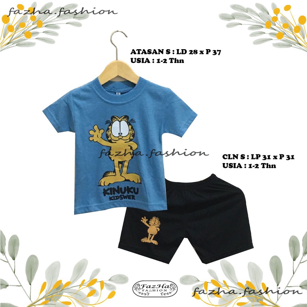 Baju Setelan Anak OSHKOSH / Kinuku Ukuran S (1-2tahun)