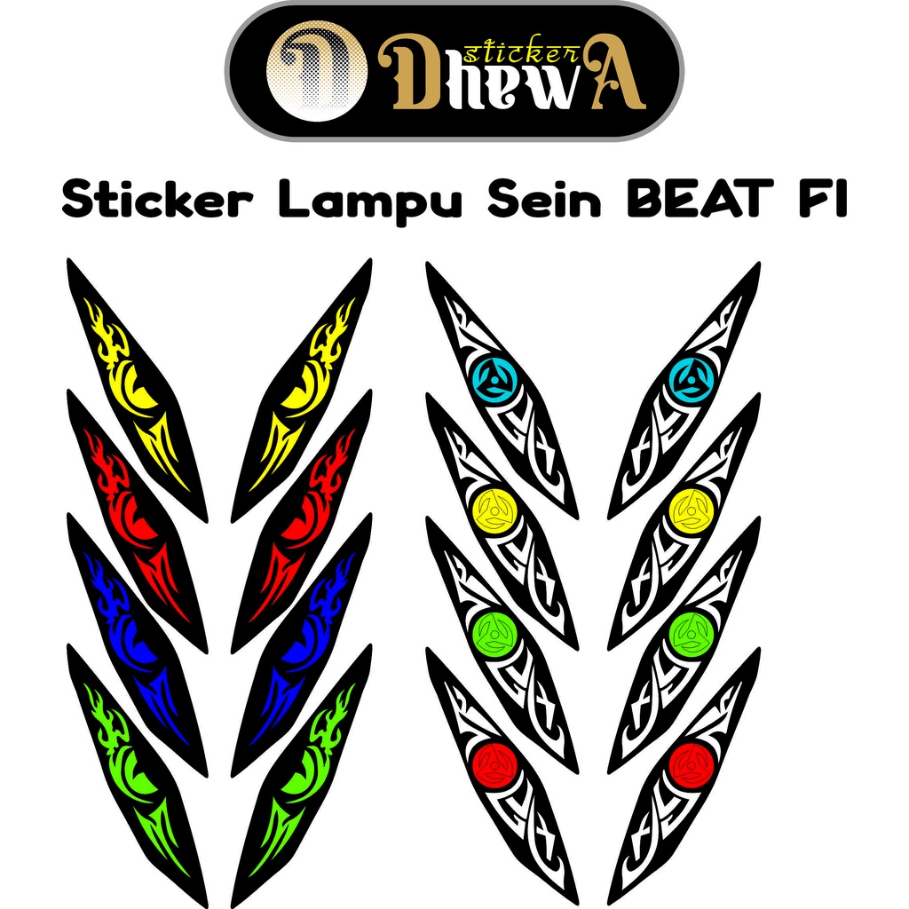 Sticker Lampu Sein Beat FI 2014 - 2016 / Beat Fi / Sticker Lampu Beat FI