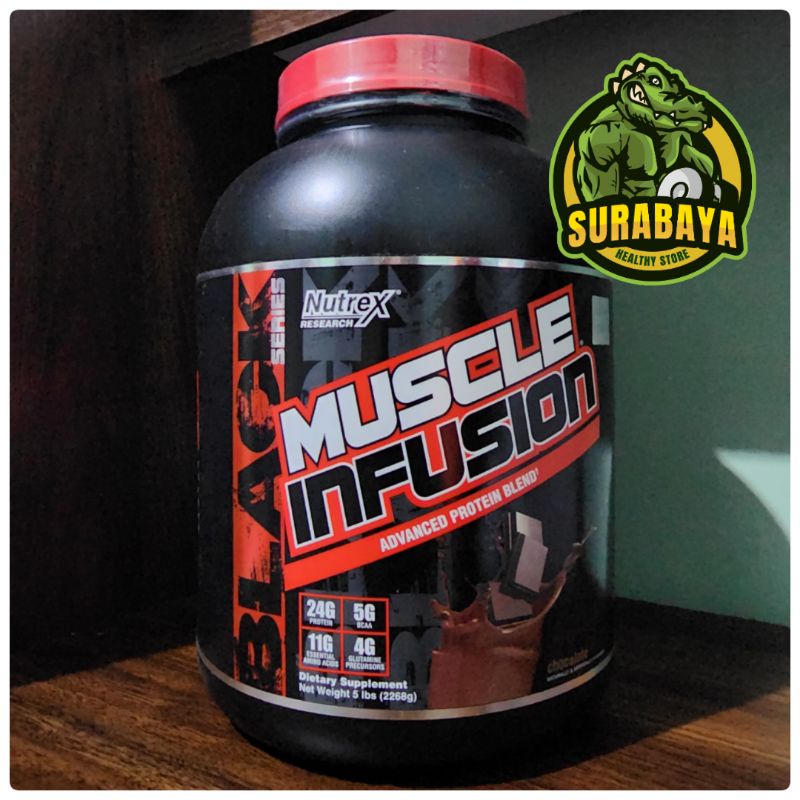 Nutrex Muscle Infusion 5 Lbs Advanced Whey Protein Isolate Blend BPOM Susu Fitness Gym Diet Cutting 5Lbs NON Rule1 R1 Rule One 1 Evl Ans Rsp Dymatize Bpi Iso Hd