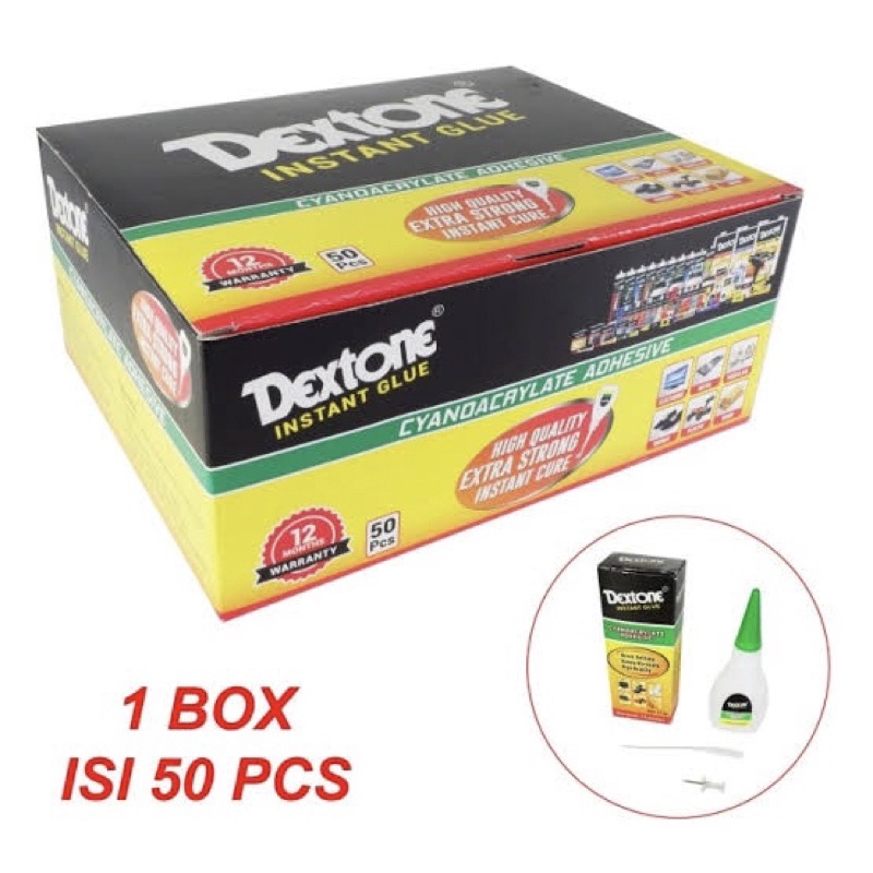 

Lem Setan Dextone 1 Kotak isi 50 Pcs