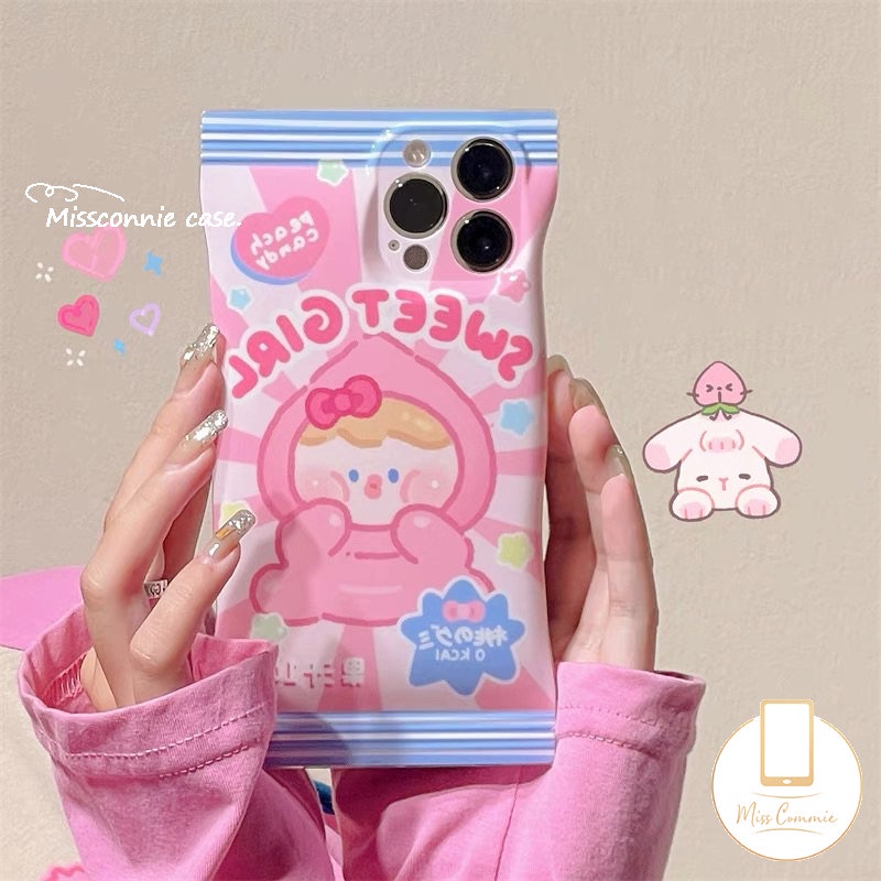 Soft Case Desain Kartun Kobito Tahan Banting Untuk iPhone 7Plus 8Plus 11 12 13 14 Pro Max XR 6 6s 8 7 Plus 14 Plus X Xs Max SE 2020