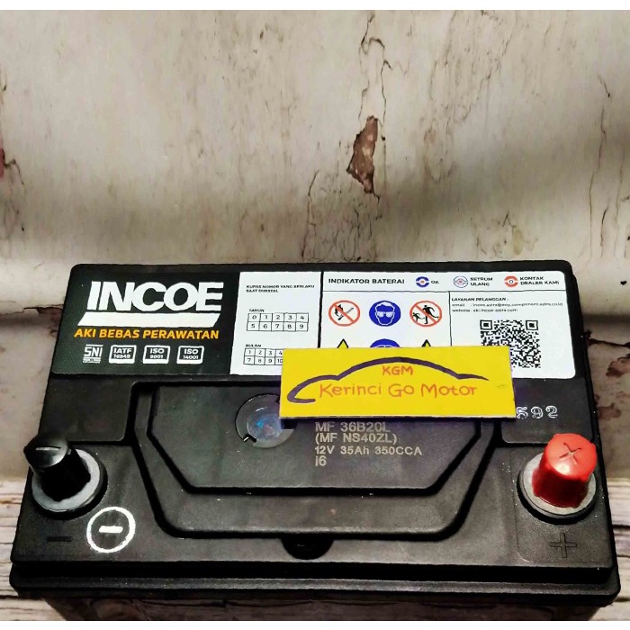 AKI INCOE MF NS40ZL KERING ACCU MOBIL NEO BALENO DATSUN GO PICANTO
