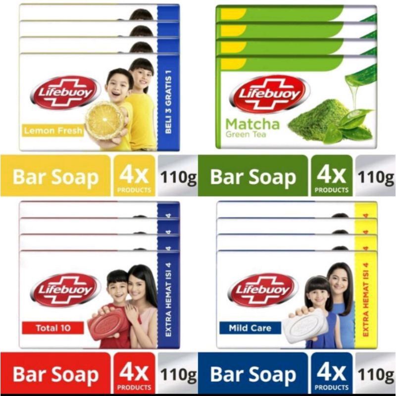 SABUN BATANG LIFEBUOY 110 gr / SABUN MANDI LIFEBUOY