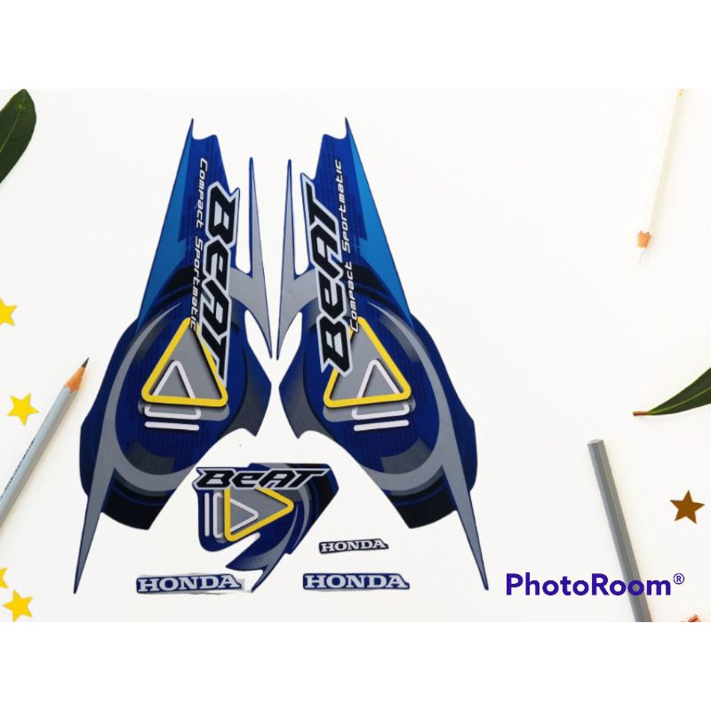 Striping Beat Karbu 2009 Biru