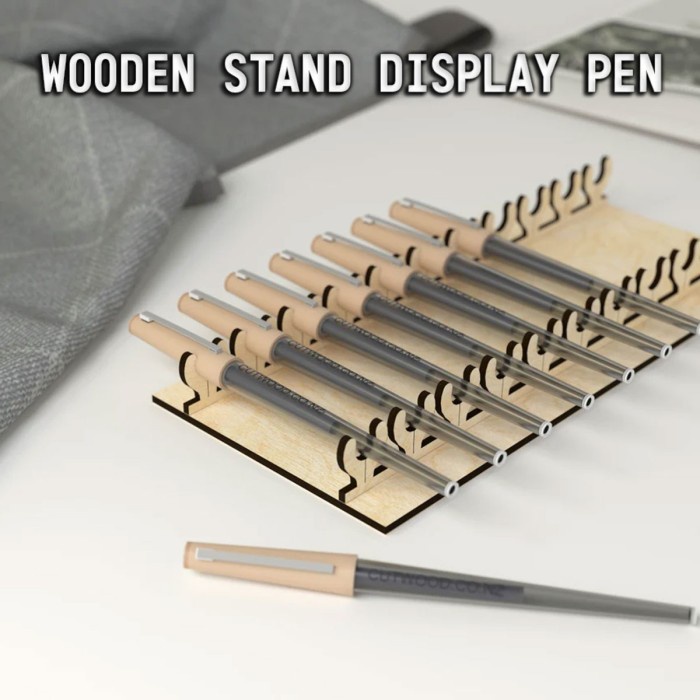 Pen Holder / Wooden Desk Organizer / Tempat Alat Tulis / Pen Holder