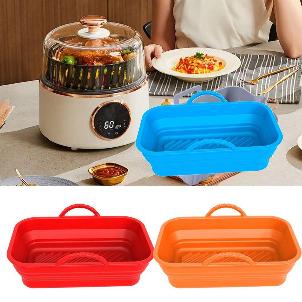 Preva Panci Silikon Dapur Baking Basket BBQ Plate Pemanas Reusable Baking Pan