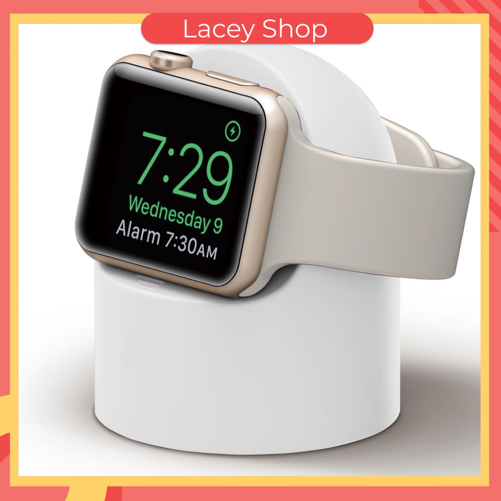 Charger Standing Jam Tangan iWatch 1 2 3 4 5 6 7 SE Bahan Silikon