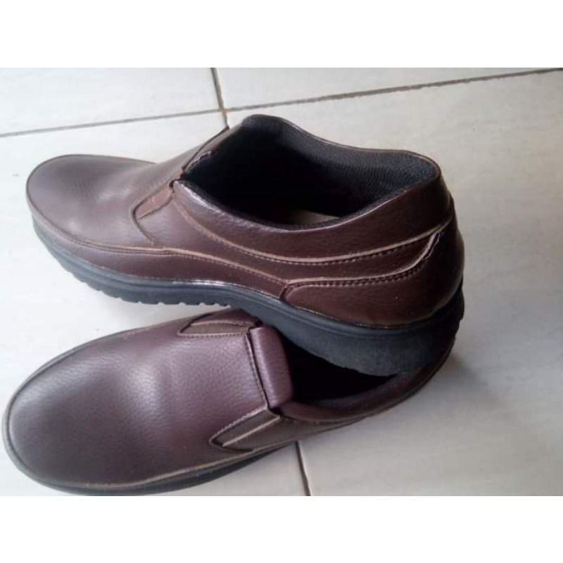 SEPATU PRIA KANTOR KERJA COKLAT BROWN UKURAN 39 SOPHIE MARTIN PARIS
