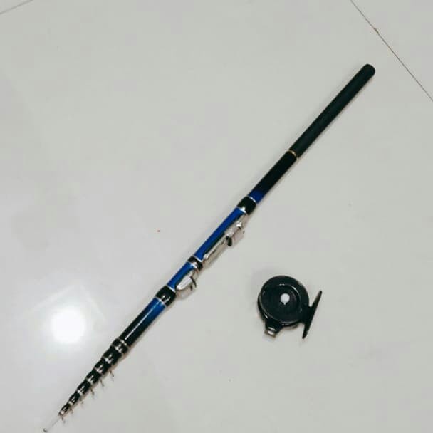 Joran Tegek Custom 240 Ruas Pendek + Bonus rel