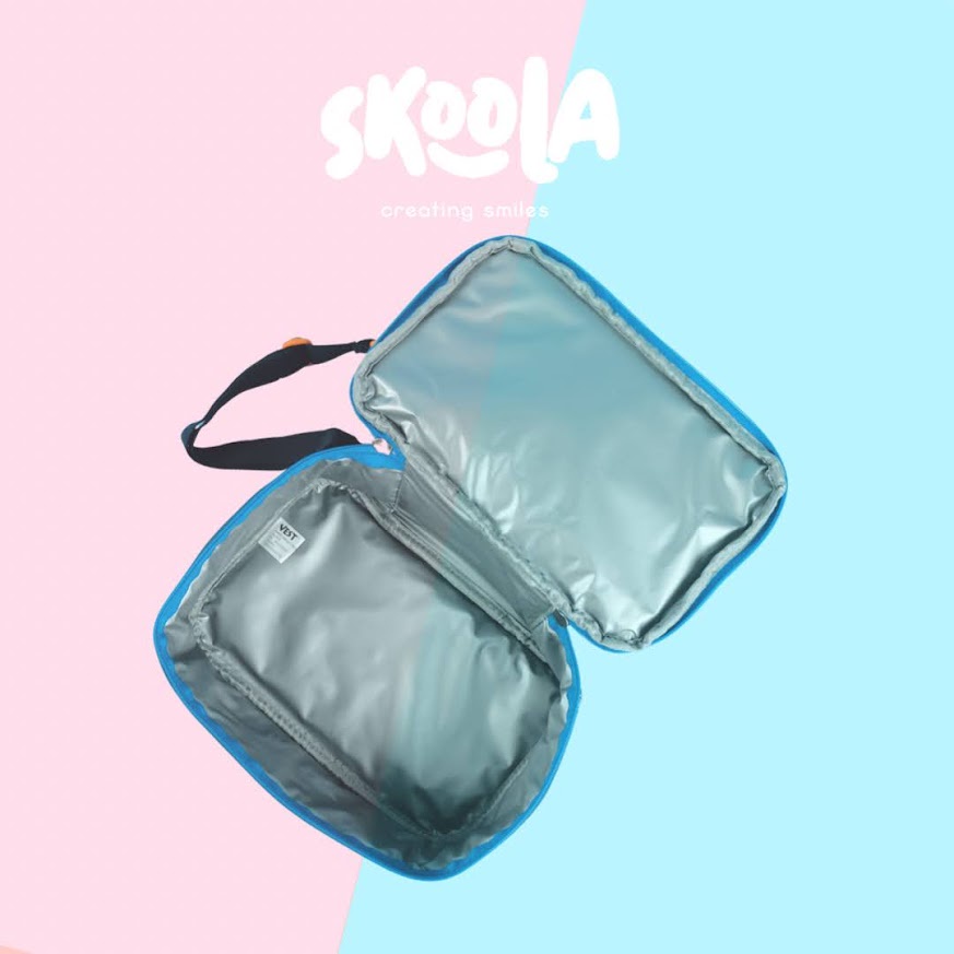 Skoola Tas Bekal Lunch Bag Box Tempat Makan Anak Laki - Laki Bola Shark Dino Astronot - Dosi