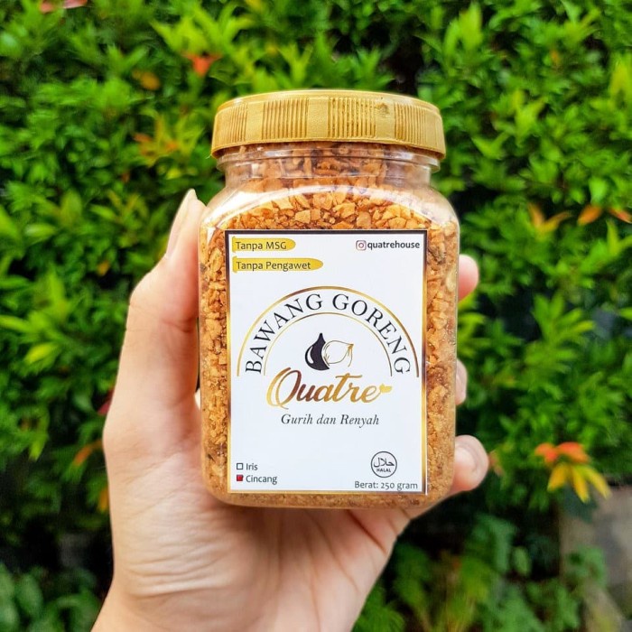 

Bawang Putih Goreng 250 gram (Cincang)