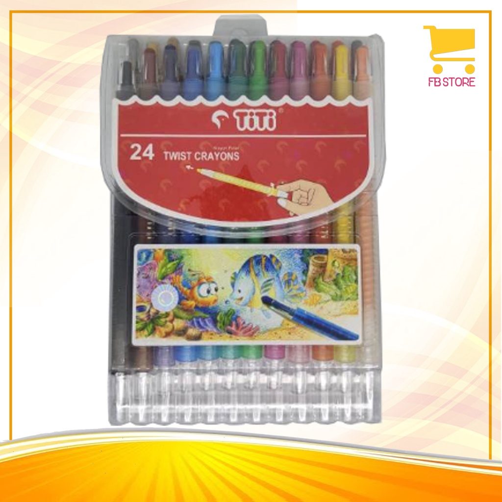 

Krayon Putar Titi 24 Warna / 24 Twist Crayons