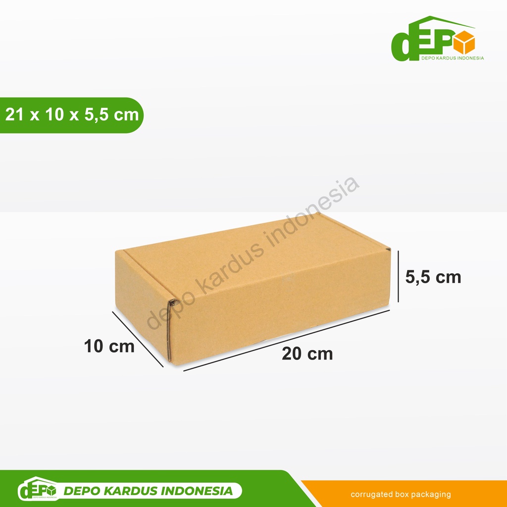 

Depo Box 20x10x5.5 cm (Paragon) Brownis/Kardus/Karton/Polos/Hampers/Gift