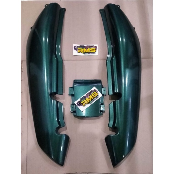 cover body tiger tilas lawas warna hijau botol