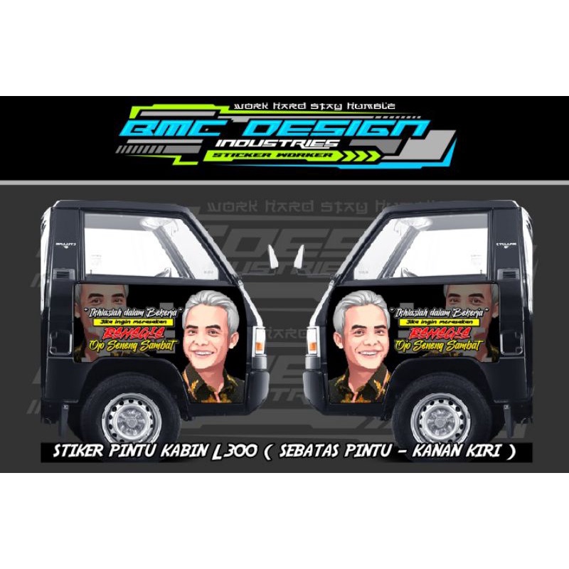 [TERBARU] Stiker pintu kabin L300, stiker kabin L300