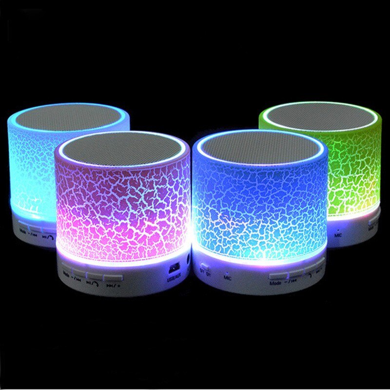 S10 Speaker Mini Bluetooth Portabel Retak Lampu Led Music Box S6 s10