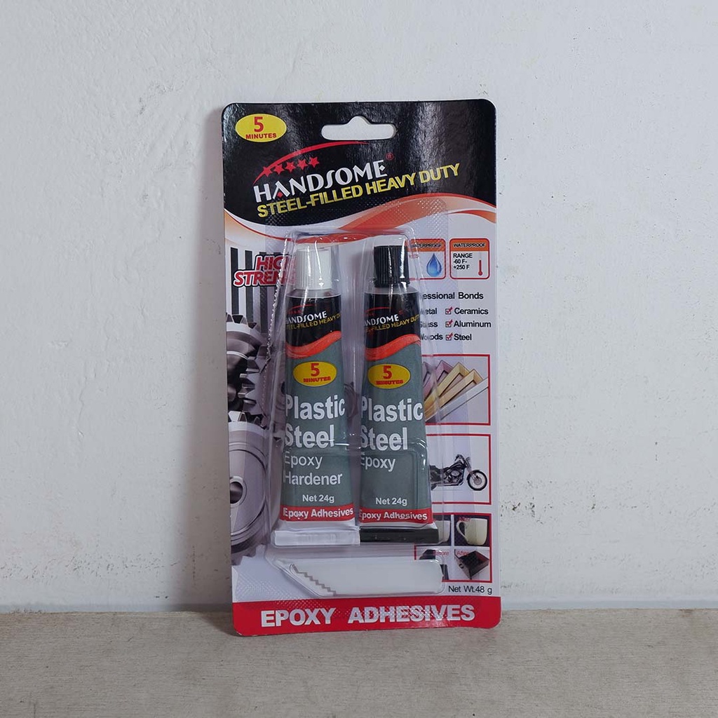 

Lem Besi Murah Handsome Epoxy Adhesives 48gr