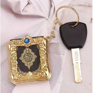 ALQURAN MINI / Gantungan Kunci Keychain /  Souvenir Pernikahan Key Chain Mini Al-quran [MF]