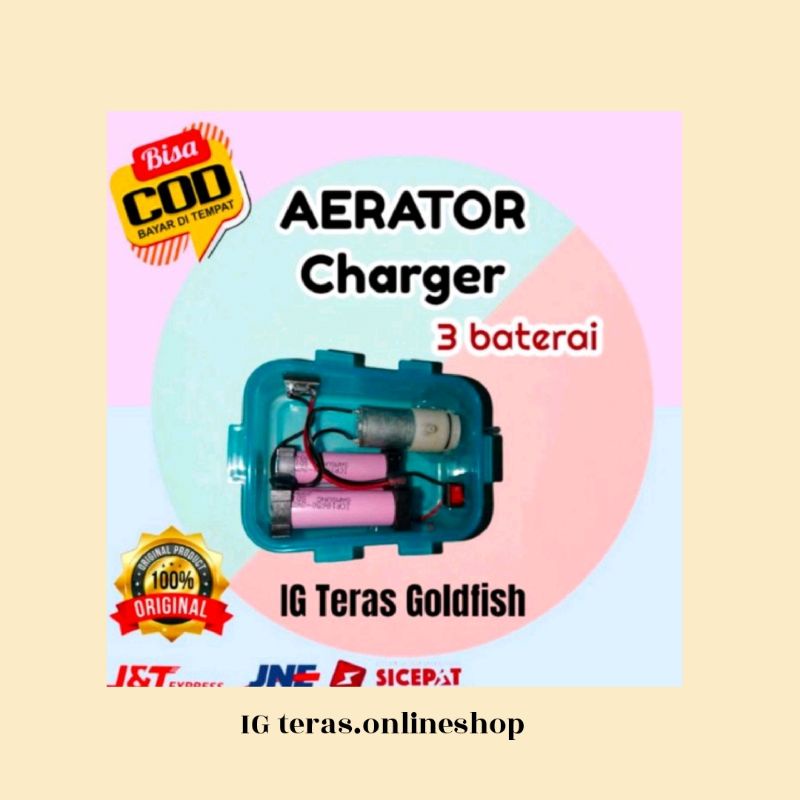 AERATOR CHARGER USB UNTUK IKAN (3 Baterai)