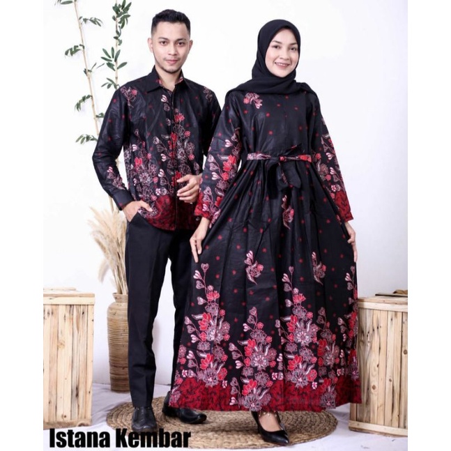 KEMEJA BATIK COUPLE BATIK SARIMBIT SUAMI ISTRI PRIA LENGAN PENDEK SIZE M L XL XXL BATIK/PEKALONGAN/TERBARU/BATIKWIN21