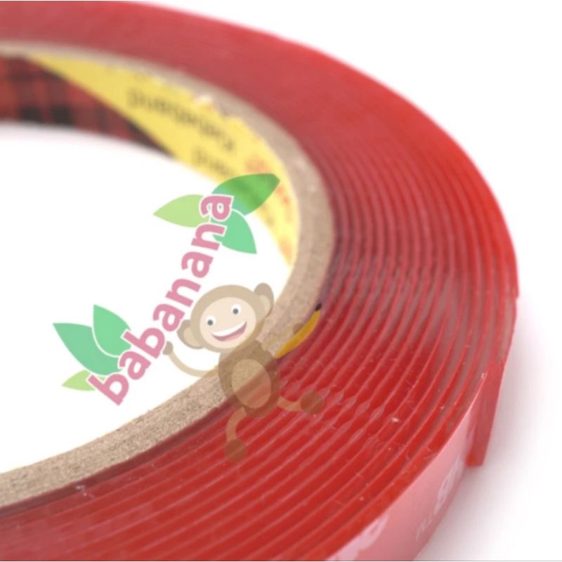 Double Tape 3M 4910 VHB Transparan double sided 4.5M x 10mm x 1.0mm