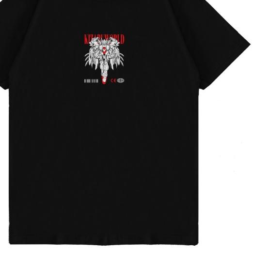 Kaos Pria Kizaru T-Shirt Anime Gundam WINGS - S