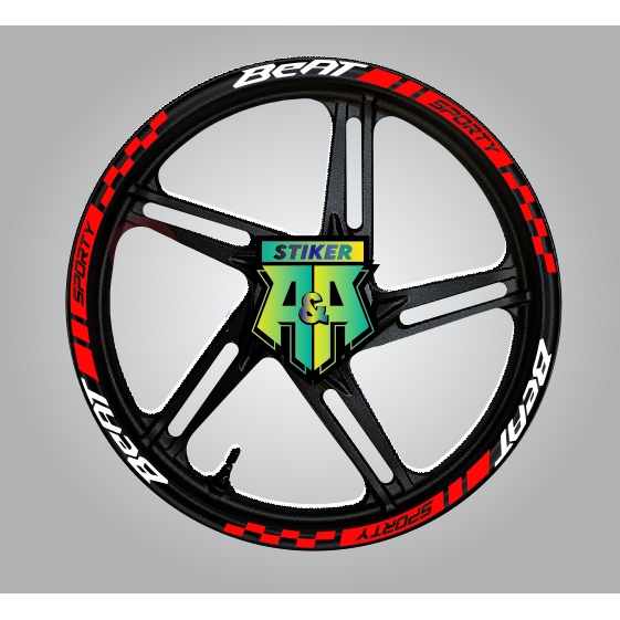 AA STIKER VELG ALL NEW BEAT SPORTY | LIS VELG BEAT