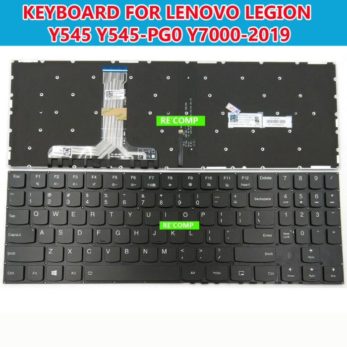 Keyboard Lenovo Legion Y540 Y545 Y545-PG0 Y7000-2019 Backlit