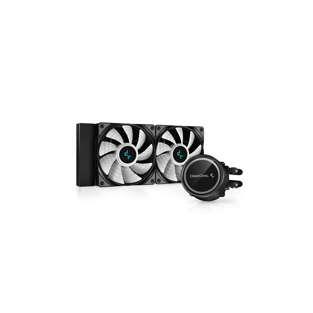 CPU COOLER DEEPCOOL GAMMAXX L240 A-RGB | LGA1700 LIQUID COOLING ARGB BLACK WHITE
