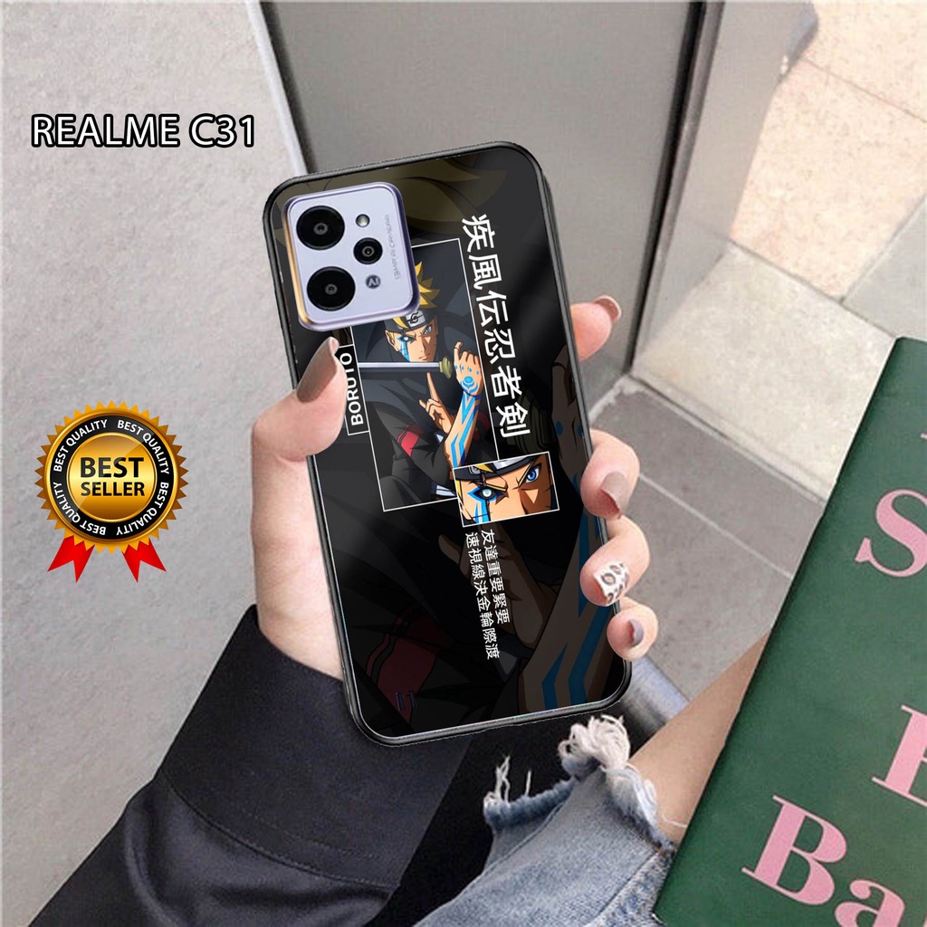 [COD]Promo Case Realme C31 Casing Hp Motif Naruto Aesthetic Anime Black Gambar Custom Desain Kekinia