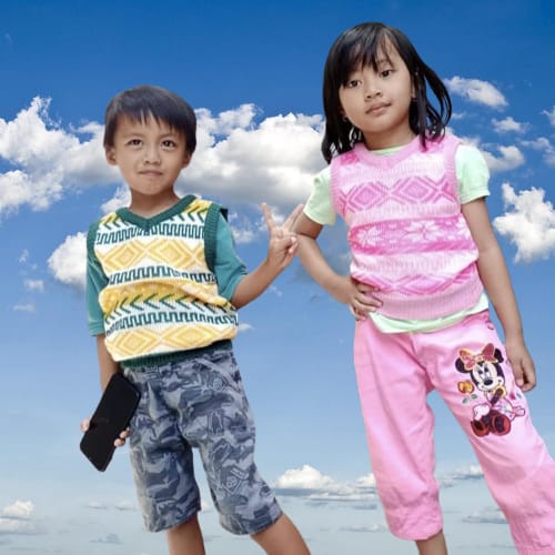 Malikin Vest Rajut Anak Perempuan Dan Laki Laki Umur 3-5 Model Korea Style Premium Terbaru Kekinian / ROMPI ANAK RAJUT UNISEX ROMPI TERLARIS / ROMPI ANAK MURAH / ROMPI ANAK VIRAL